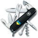 Ножі Victorinox Складаний ніж Victorinox CLIMBER UKRAINE Серце синьо-жовте 1.3703.3_T1090u