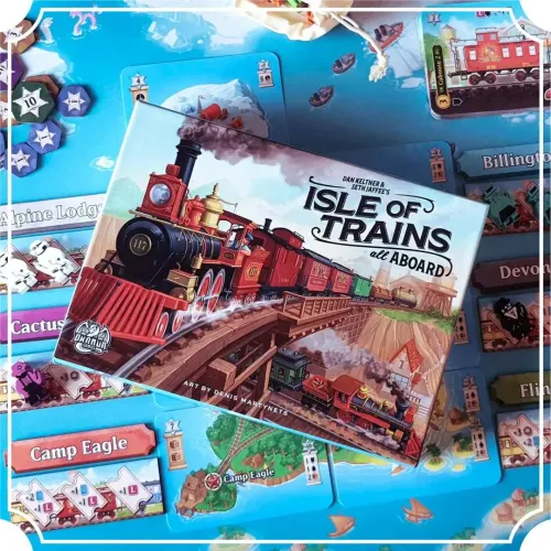 Настольная игра Остров поездов: Все по местам (Isle of Trains: All Aboard) UA