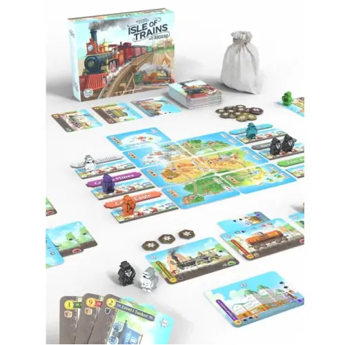 Настольная игра Остров поездов: Все по местам (Isle of Trains: All Aboard) UA