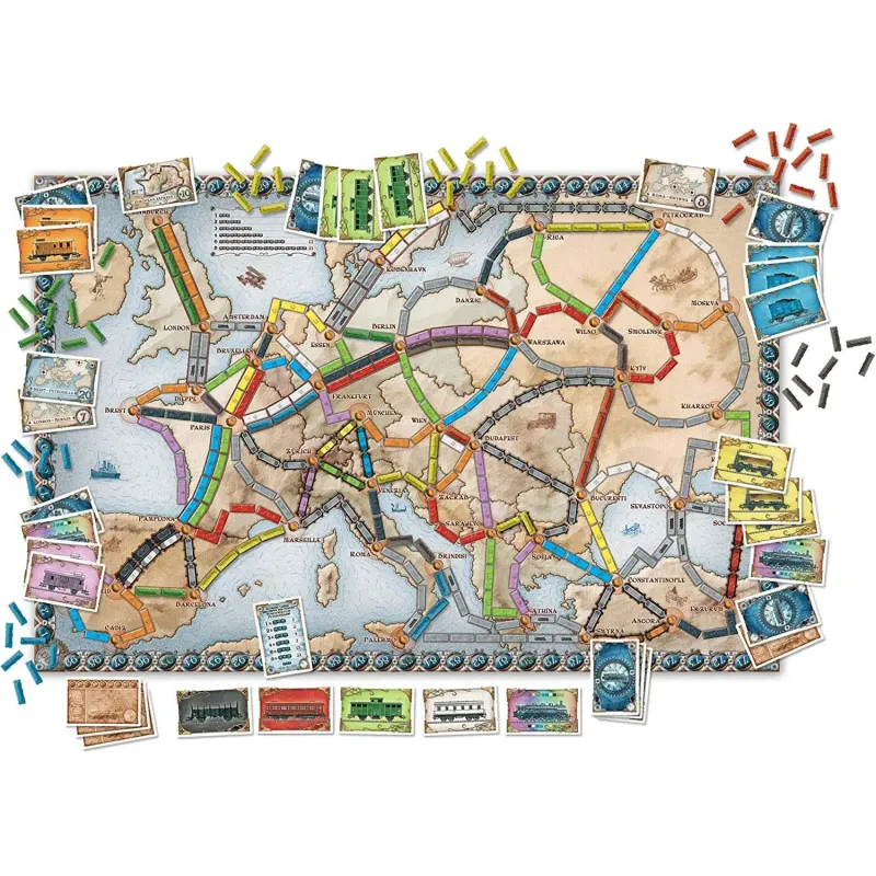 Настільна гра Квиток на Потяг: Європа (Ticket to Ride: Europe) UA