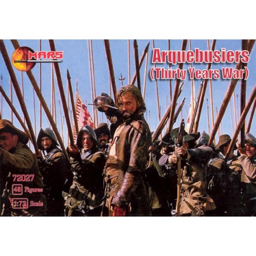 Фигуры и миниатюры Arquebusiers (Тридцатилетняя война) (MS72027) Масштаб: 1:72