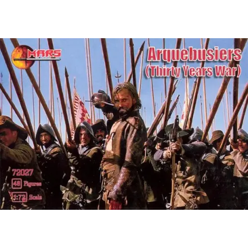 Фигуры и миниатюры Arquebusiers (Тридцатилетняя война) (MS72027) Масштаб: 1:72