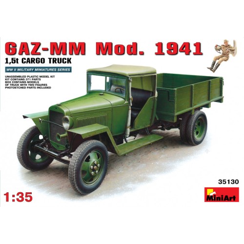 Бронетехніка та артилерія MA35130 GAZ-MM Mod. 1941 1.5t Cargo truck