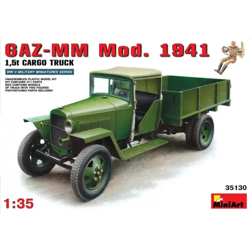 Бронетехніка та артилерія MA35130 GAZ-MM Mod. 1941 1.5t Cargo truck