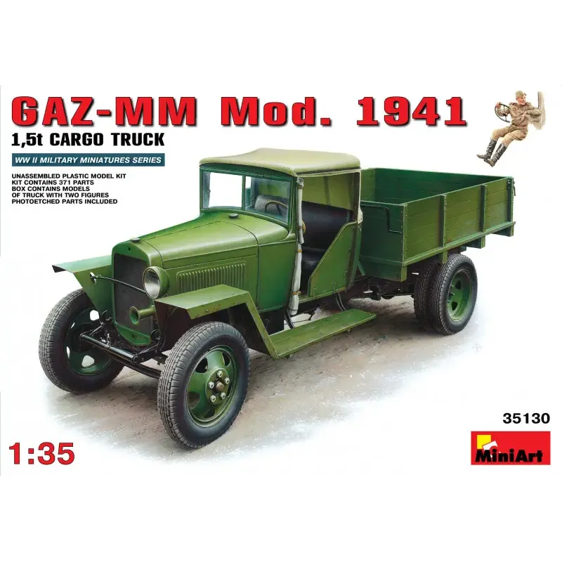 Збірна модель MA35130 GAZ-MM Mod. 1941 1.5t Cargo truck