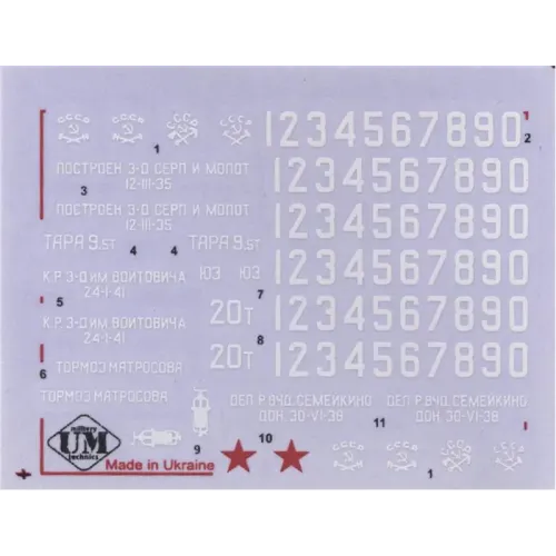 Вагони та поїзди Платформа бронепоїзда / Armored train platform (UMT642) Масштаб: 1:72