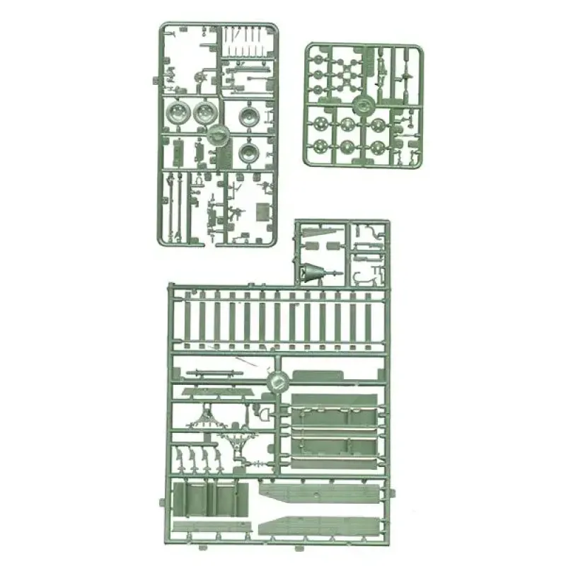 Збірна модель Платформа бронепоїзда / Armored train platform (UMT642) Масштаб: 1:72