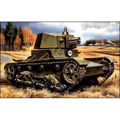 Бронетехника и артиллерия UMT314 T-26 WWII Soviet tank with turret A-43 (UMT314) Масштаб: 1:72