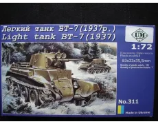 Радянський легкий танк БТ-7 (1937) (UMT311) Масштаб: 1:72