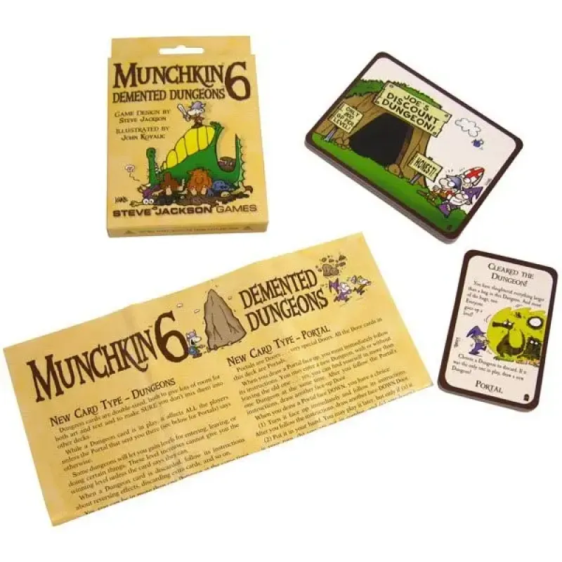 Манчкин 6 Безбашенные Подземелья (Munchkin 6 Demented Dungeons)