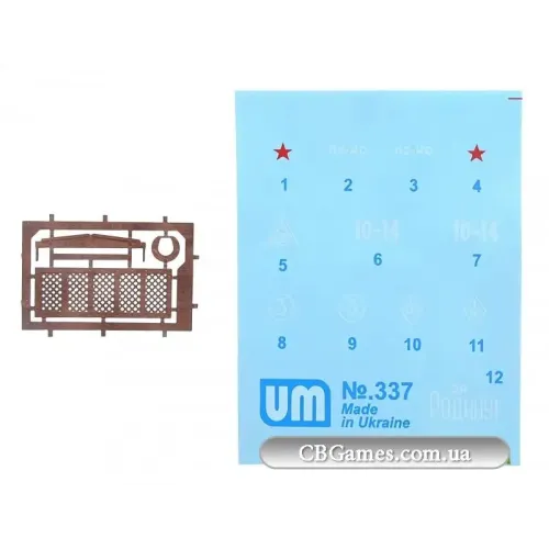 Бронетехніка та артилерія Танк T-34-76 с 76мм пушкой Ф-34 (UM337) Масштаб: 1:72