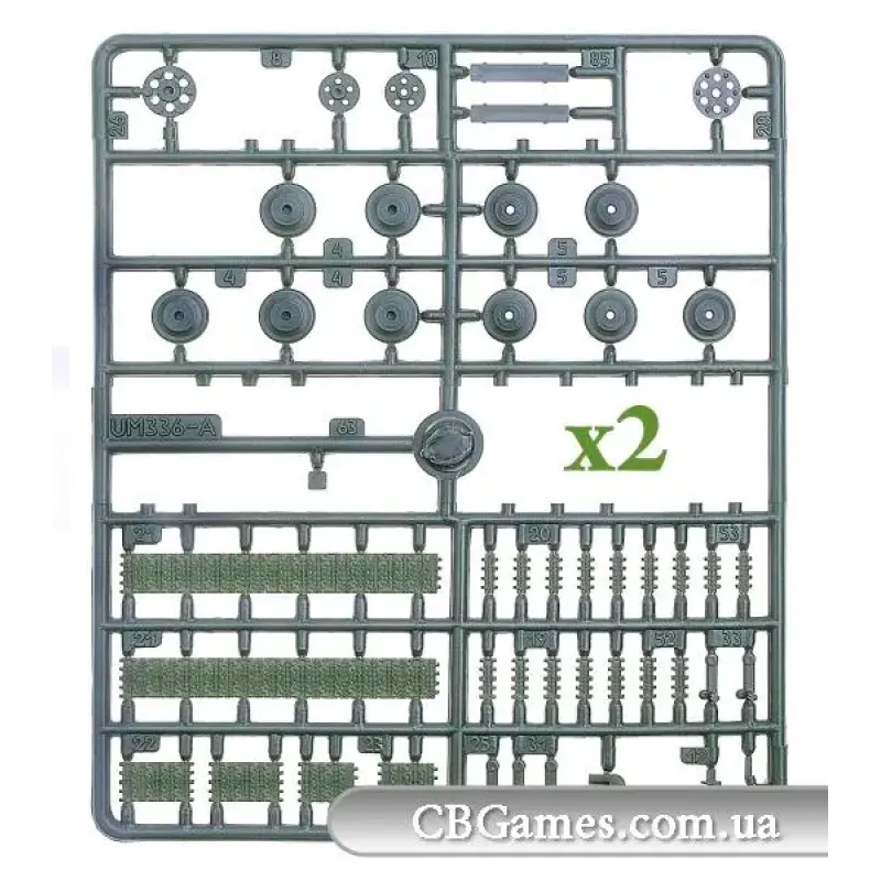 Танк T-34-76 с 76мм пушкой Ф-34 (UM337) Масштаб: 1:72