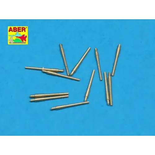 Точені стволи Набор 16 шт 105 мм SFLAK стволов, используемые в С/37 для немецких судов (ABR700-L17) Масштаб: 1:700