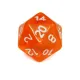 Кубик D20 прозорий (колір в асортименті)