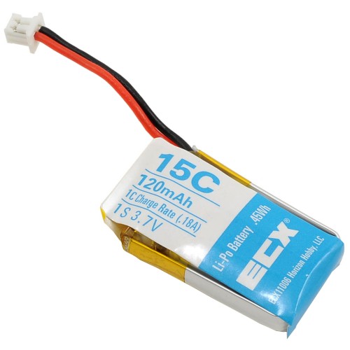 Акумулятори Аккумулятор ECX LiPO 3,7В 120мАч 1S 15C (ECX11006)