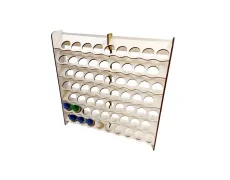 WOH-1226 Настенный модуль для 63 емкостей диаметром 25 мм