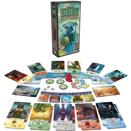 Настольная игра 7 Чудес Дуэль: Пантеон (7 Wonders Duel: Pantheon) UA
