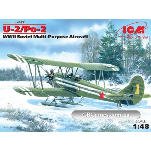 Літаки ICM48251 U-2/PO-2 Soviet multi-purpose aircraft WWII