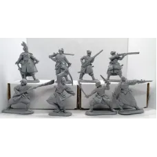 Українські Козаки 17 століття 1/32 (54мм) 8шт.