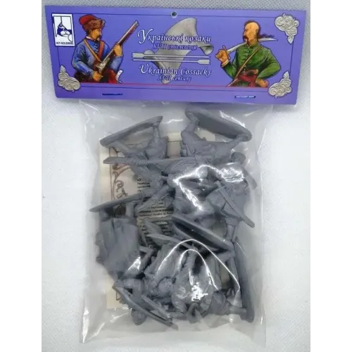 Фигуры и миниатюры Українські Козаки 17 століття 1/32 (54мм) 8шт.