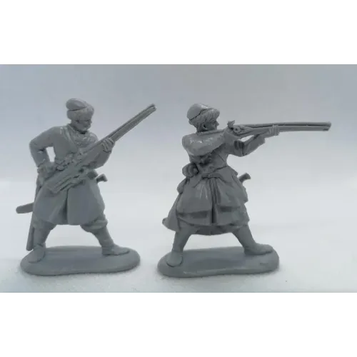 Фигуры и миниатюры Українські Козаки 17 століття 1/32 (54мм) 8шт.