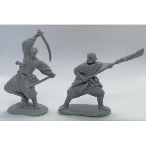 Фигуры и миниатюры Українські Козаки 17 століття 1/32 (54мм) 8шт.