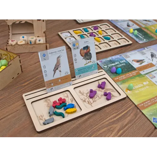 Органайзери Ігронайзер Планшети гравців для гри Крила (Wingspan) / Wingspan Player Dashboard igronizer