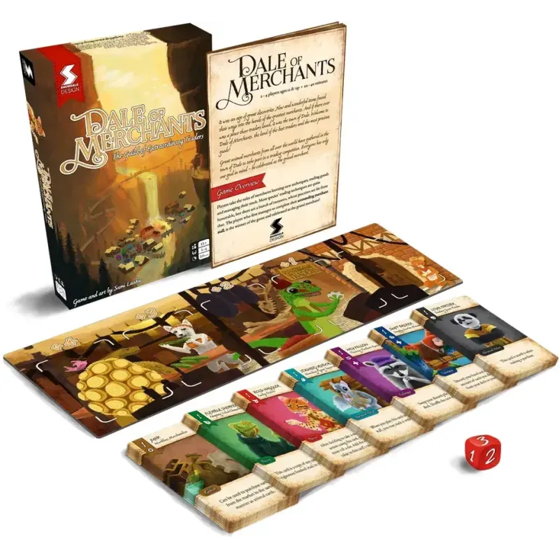 Настольная игра Долина Купцов 1: Гильдия выдающихся торговцев (Dale of Merchants) UA