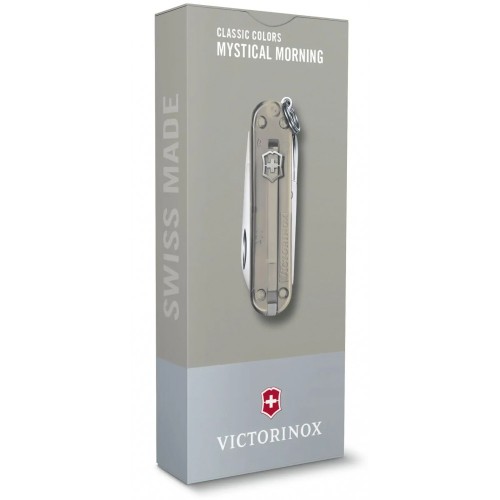 Ножи Victorinox Нож-брелок Victorinox Classic SD Transparent Colors, Mystical Morning (0.6223.T31G) 7 функций, 58 мм, Gift Box