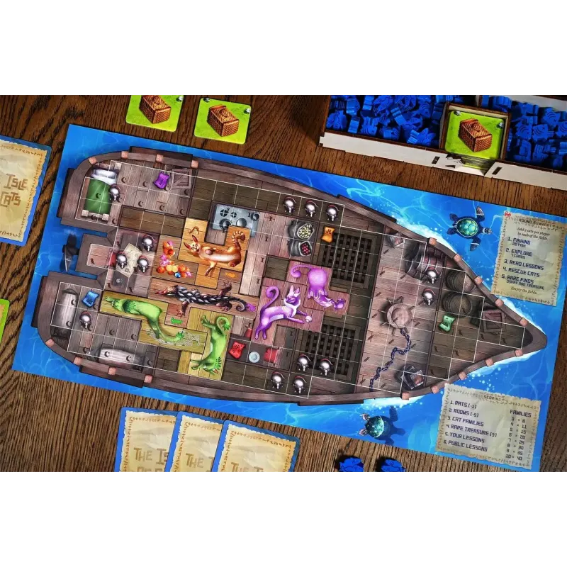 Настільна гра Острів котів: Набір кораблів (The Isle of Cats: Boat Pack) UA
