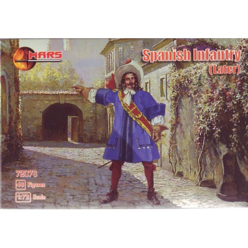 Фигуры и миниатюры Испанская пехота (поздняя) (MS72076) Масштаб: 1:72