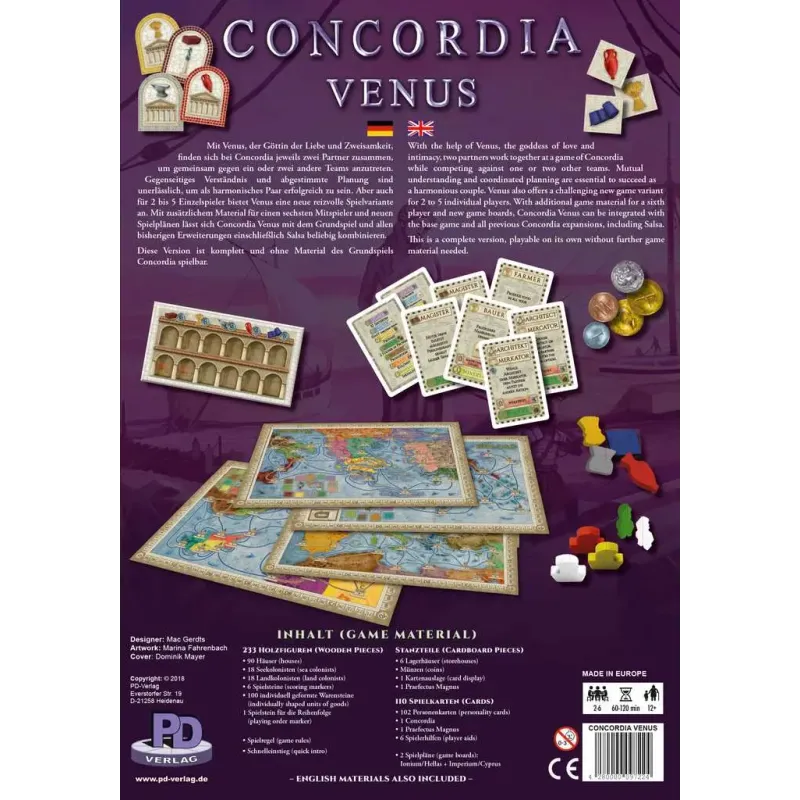 Настольная игра Конкордия Венера (Concordia Venus)