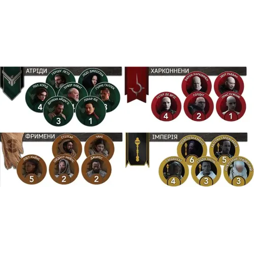 Настольная игра Дюна: Игра о Войне и Дипломатии UA (Dune: A Game of Conquest and Diplomacy)