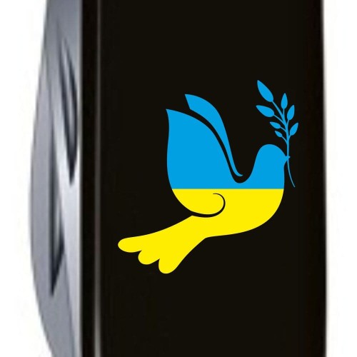 Ножи Victorinox Складной нож Victorinox SPARTAN UKRAINE Голубь мира сине-желт. 1.3603.3_T1036u