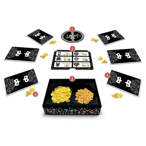 Настольная игра Маскарад (Mascarade 2nd edition) UA