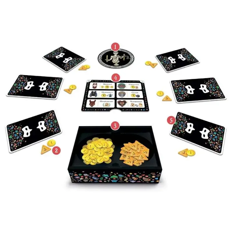 Настольная игра Маскарад (Mascarade 2nd edition) UA