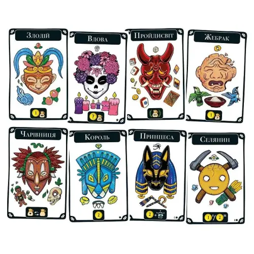 Настольная игра Маскарад (Mascarade 2nd edition) UA