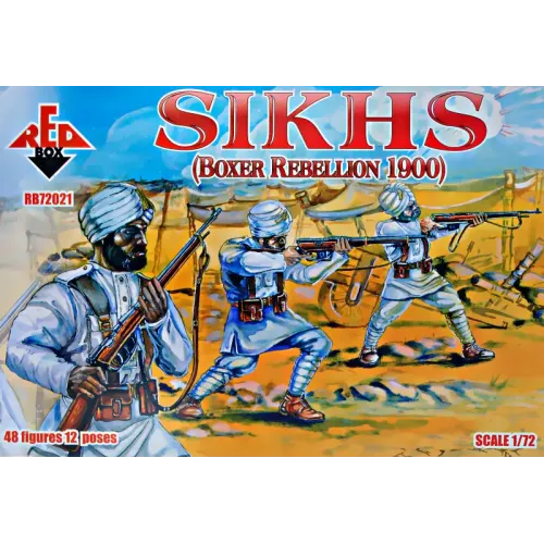 Фігури та мініатюри Сикхи, Боксерське повстання 1900 (RB72021) Масштаб: 1:72