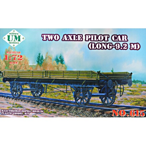 Вагоны и поезда Two axle pilot car (long 9.2 meter) (UMT615) Масштаб: 1:72