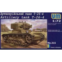 Артилерійський танк Т-26-4 (UMT315) Масштаб: 1:72