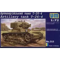 Артиллерийский танк Т-26-4 (UMT315) Масштаб:  1:72