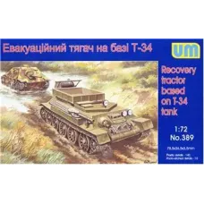 Эвакуационный тягач на базе T-34 (UM389) Масштаб:  1:72