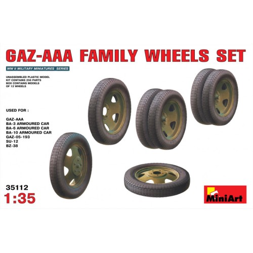 Наборы деталировки MA35112 GAZ – AAA Family Wheels set (Авто)