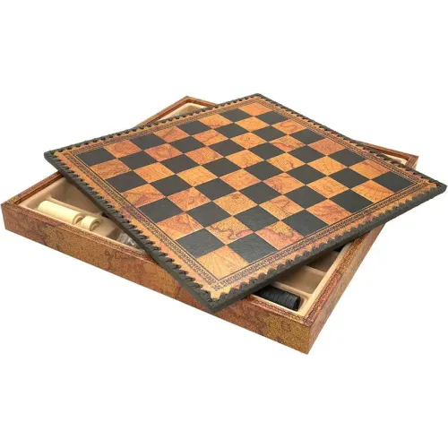 Ігрові набори Набір ItalFama Римляни проти варварів шахи + шашки + нарди (1993219MAP)