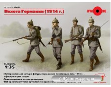 ICM35679 German Infantry (1914), (4 figures)
