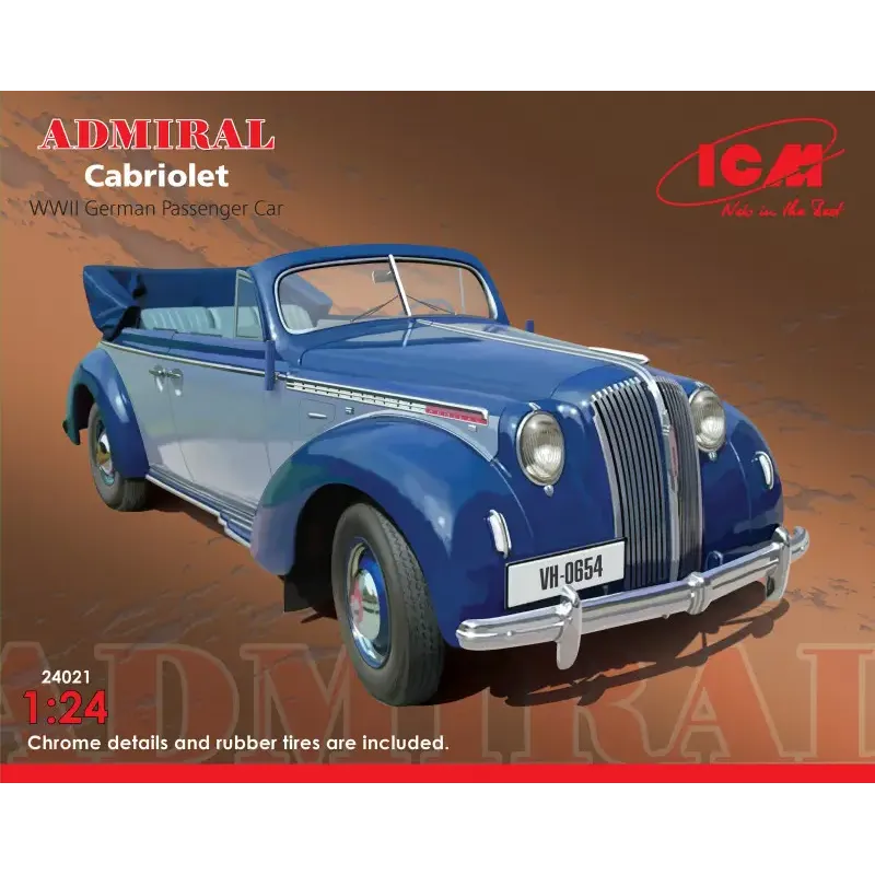 ICM24021 Admiral Cabriolet, WWII German passenger car