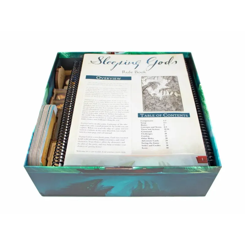 Органайзер для настольной игры Спящие боги + дополнения (Organizer for boardgame Sleeping Gods + Expansions)