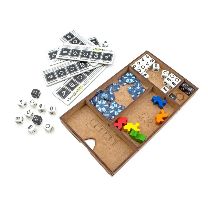 Органайзер для настольной игры Roll for the Galaxy (Organizer for boardgame Roll for the Galaxy)