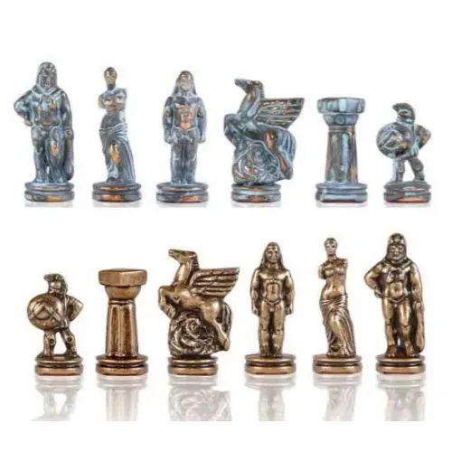 Шахи Шахи Manopoulos Спартанські воїни у дерев'яному футлярі 28х28 см Коричневі (S16MBRO)