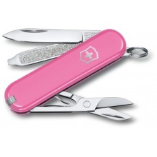 Нож-брелок Victorinox Classic SD Colors, Cherry Blossom, Gift Box (0.6223.51G) 7 функций, 58 мм, розовый